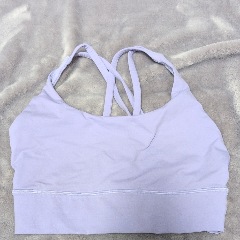 lululemon athletica Light Lavender Strappy Sports Bra